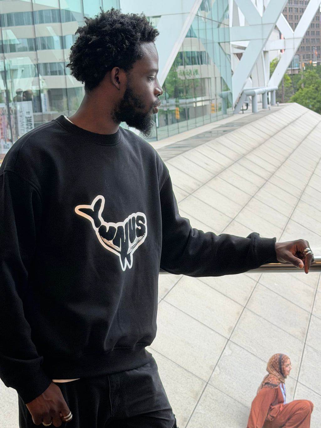 YUNUS’s WHALE sweatshirt
