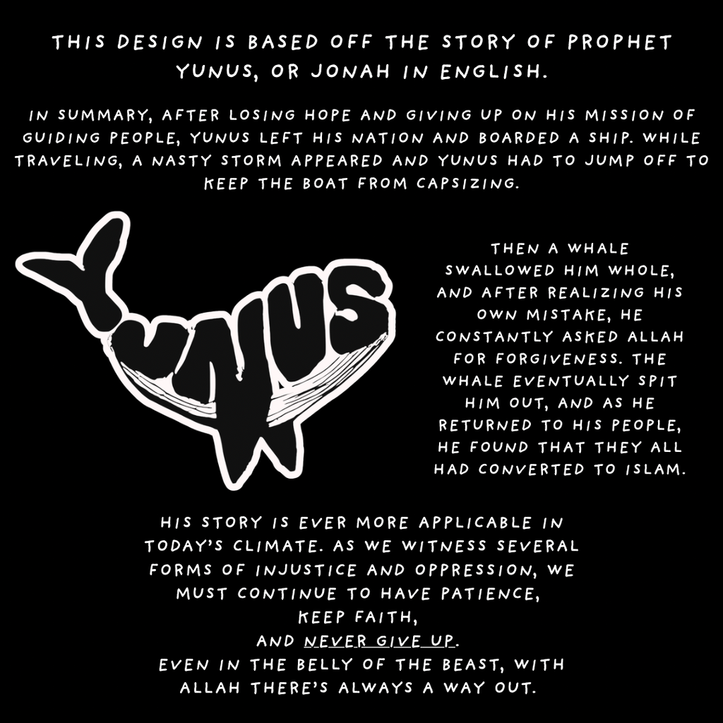 YUNUS’s WHALE sweatshirt
