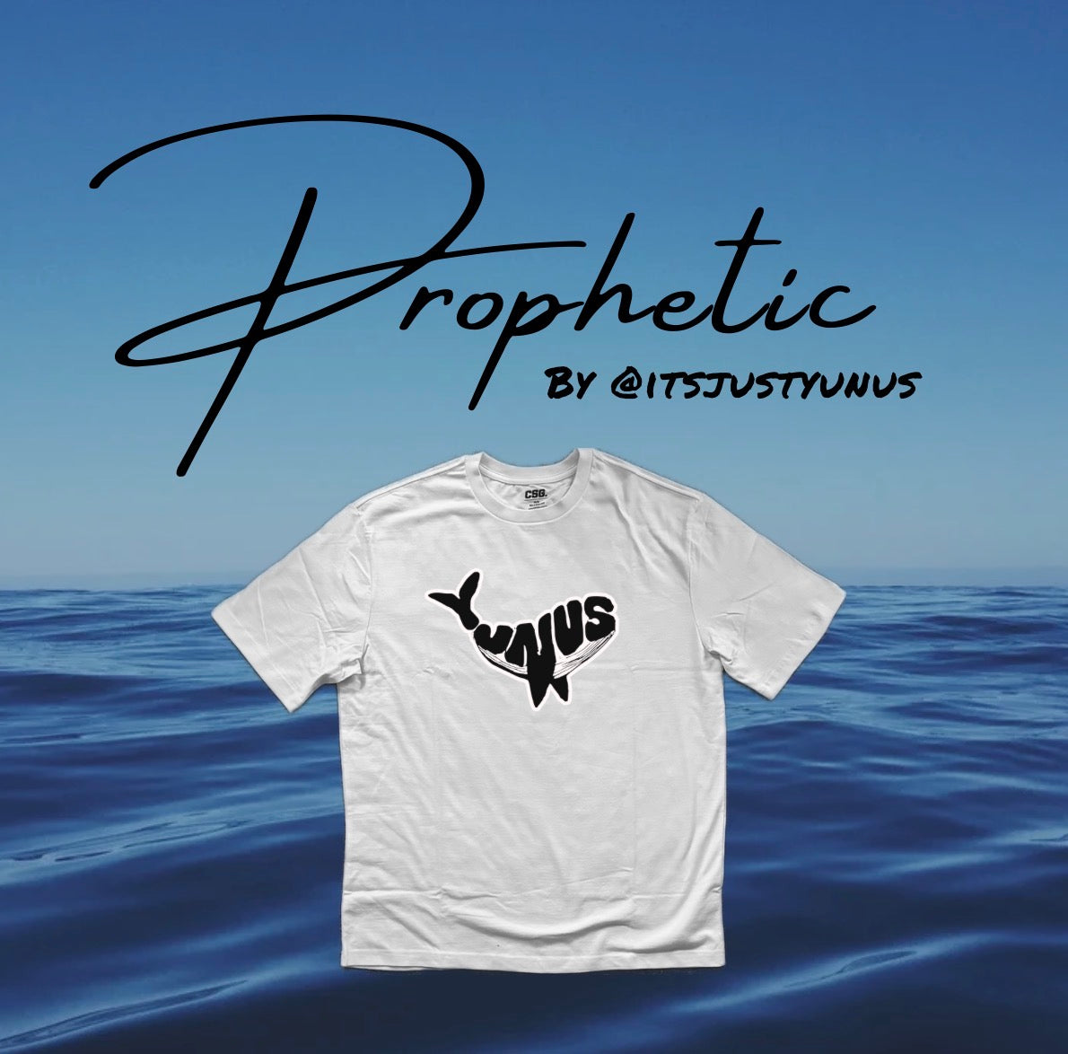 “YUNUS’S WHALE” relaxed tee