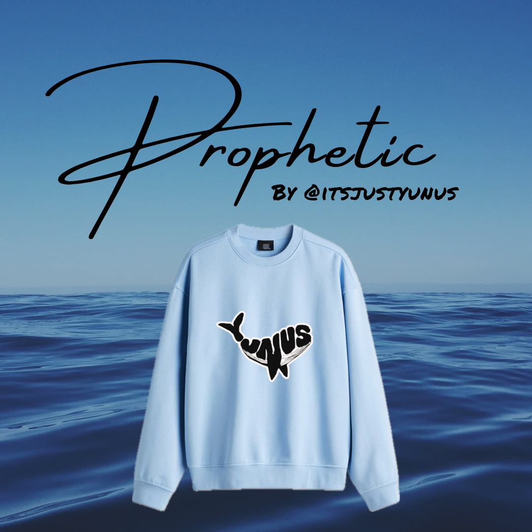 YUNUS’s WHALE sweatshirt