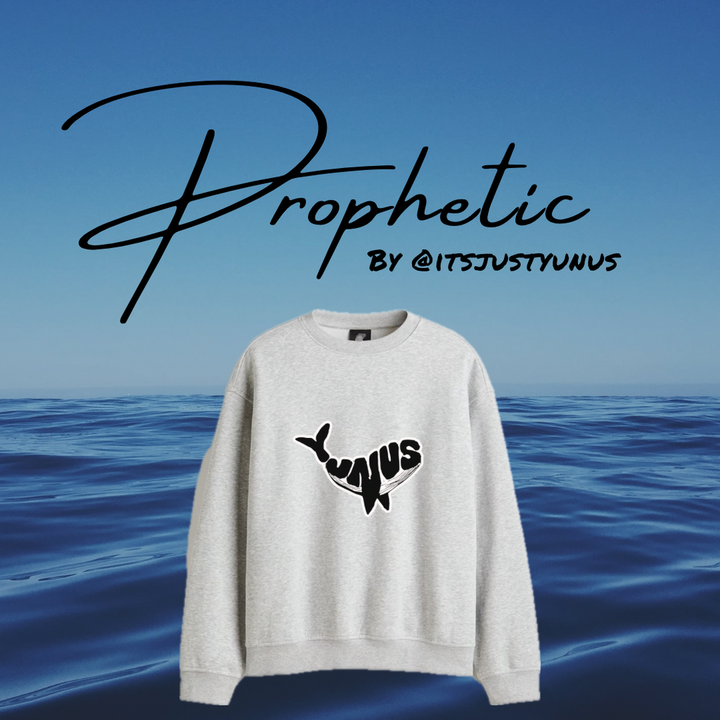 YUNUS’s WHALE sweatshirt