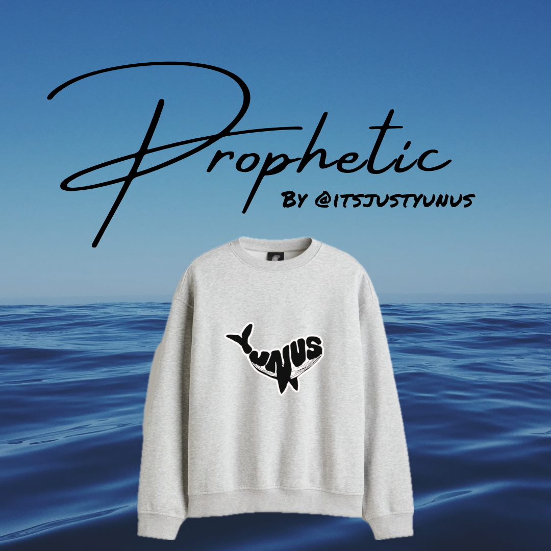 YUNUS’s WHALE sweatshirt